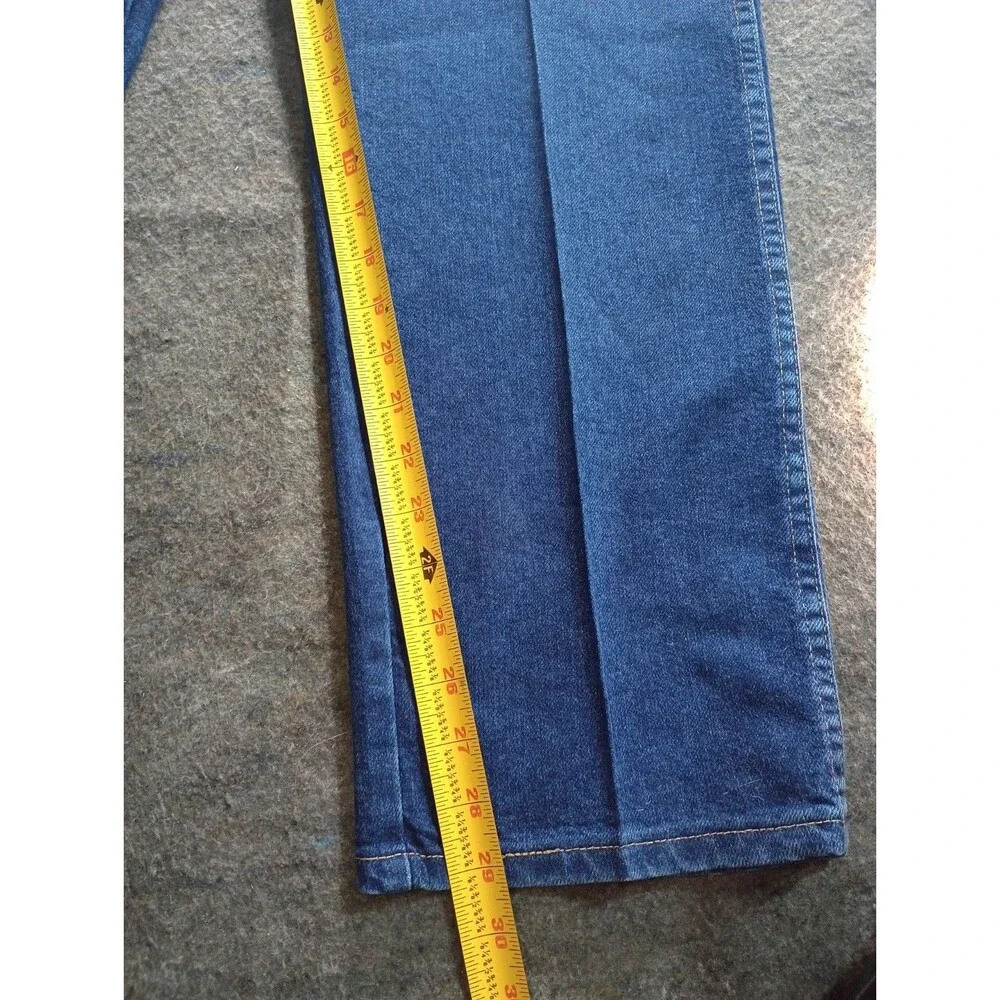 Wrangler Regular Fit Mens Jeans 38x29 Blue Denim Western Classic 85900DW Medium